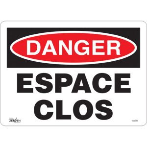 "Espace Clos" Sign