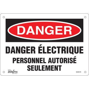 "Personnel Autorisé Seulement" Sign