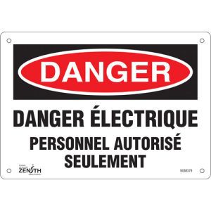 "Personnel Autorisé Seulement" Sign