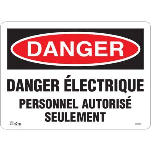 "Personnel Autorisé Seulement" Sign