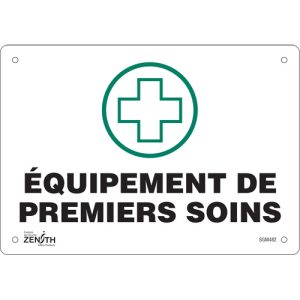 "Premiers Soins" Sign
