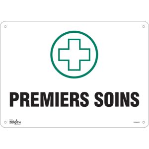 "Premiers Soins" Sign