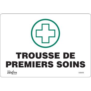 "Premiers Soins" Sign