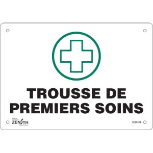 "Premiers Soins" Sign