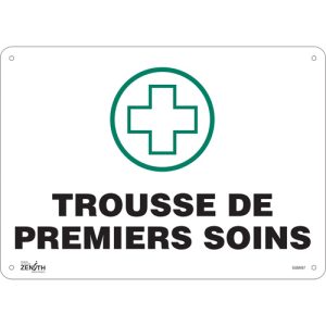 "Premiers Soins" Sign