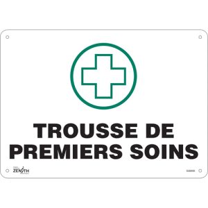 "Premiers Soins" Sign