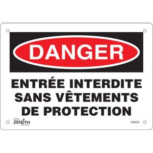 "Entrée Interdite" Sign