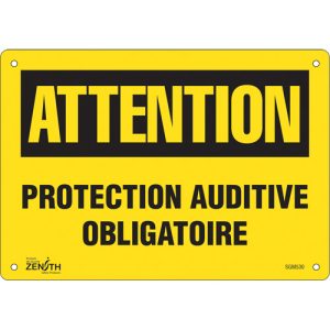 "Protection Auditive Obligatoire" Sign