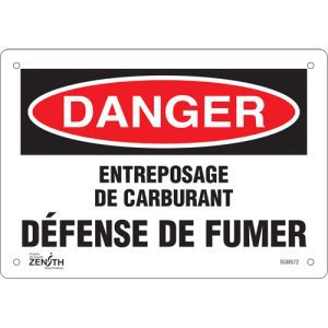 "Défense De Fumer" Sign