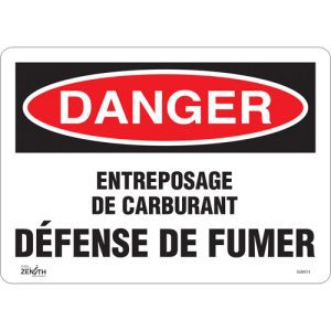 "Défense De Fumer" Sign