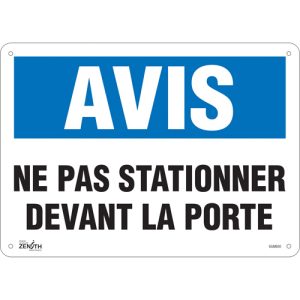"Ne Pas Stationner" Sign