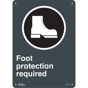 "Foot Protection Required" Sign