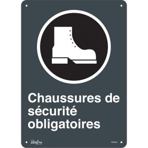 "Chaussures De Sécurité Obligatoires" Sign