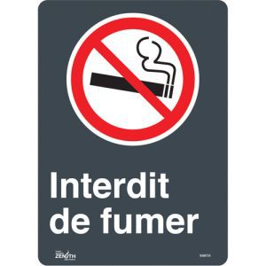 "Interdit De Fumer" Sign