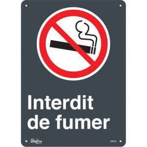 "Interdit De Fumer" Sign