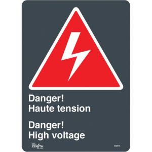 "Haute Tension/High Voltage" Sign