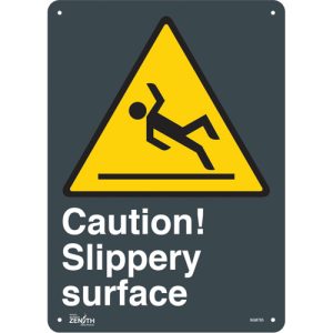 "Slippery Surface" Sign