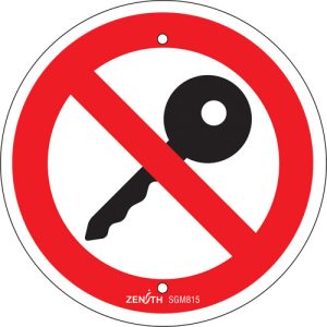 Turn Off Engine CSA Safety Sign