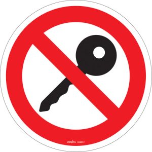 Turn Off Engine CSA Safety Sign