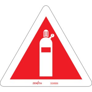 Compressed Gas CSA Safety Sign