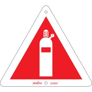 Compressed Gas CSA Safety Sign