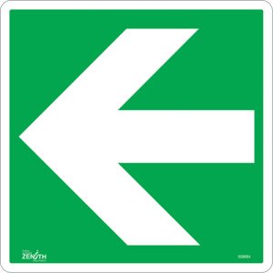 Arrow CSA Safety Sign