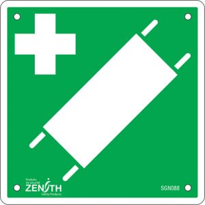 First Aid Stretcher CSA Safety Sign