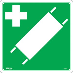 First Aid Stretcher CSA Safety Sign