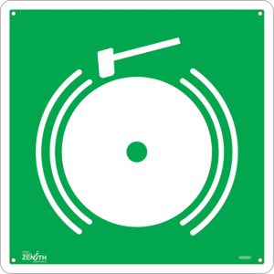 Emergency Alarm CSA Safety Sign