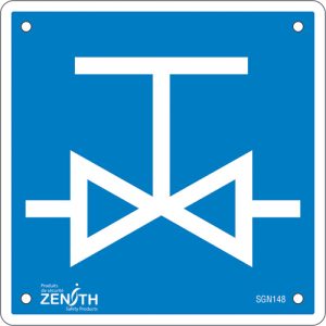 Valve CSA Safety Sign