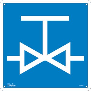 Valve CSA Safety Sign