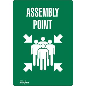 "Assembly Point" Sign