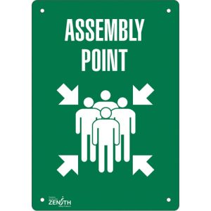 "Assembly Point" Sign