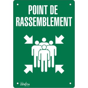 "Point de rassemblement" Sign