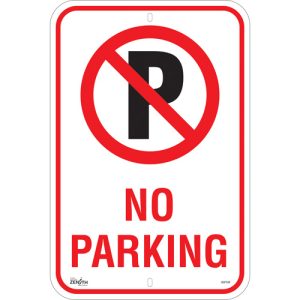 "No Parking" Sign
