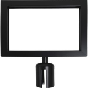 Sign Frame for Crowd Control Post