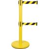 Dual Belt Crowd Control Barrier